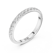 2.0mm Diamond Pavé set Wedding Band