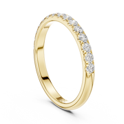 2.0mm Diamond Pavé set Wedding Band