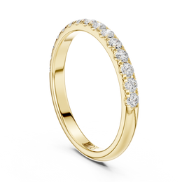 2.0mm Diamond Pavé set Wedding Band