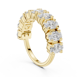 Oval Diamond Band